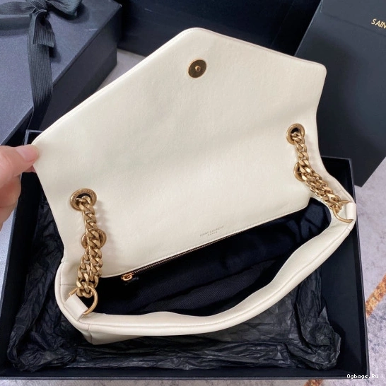 PLUNGED YSL LAMBSKIN IN CALYPSO 0819